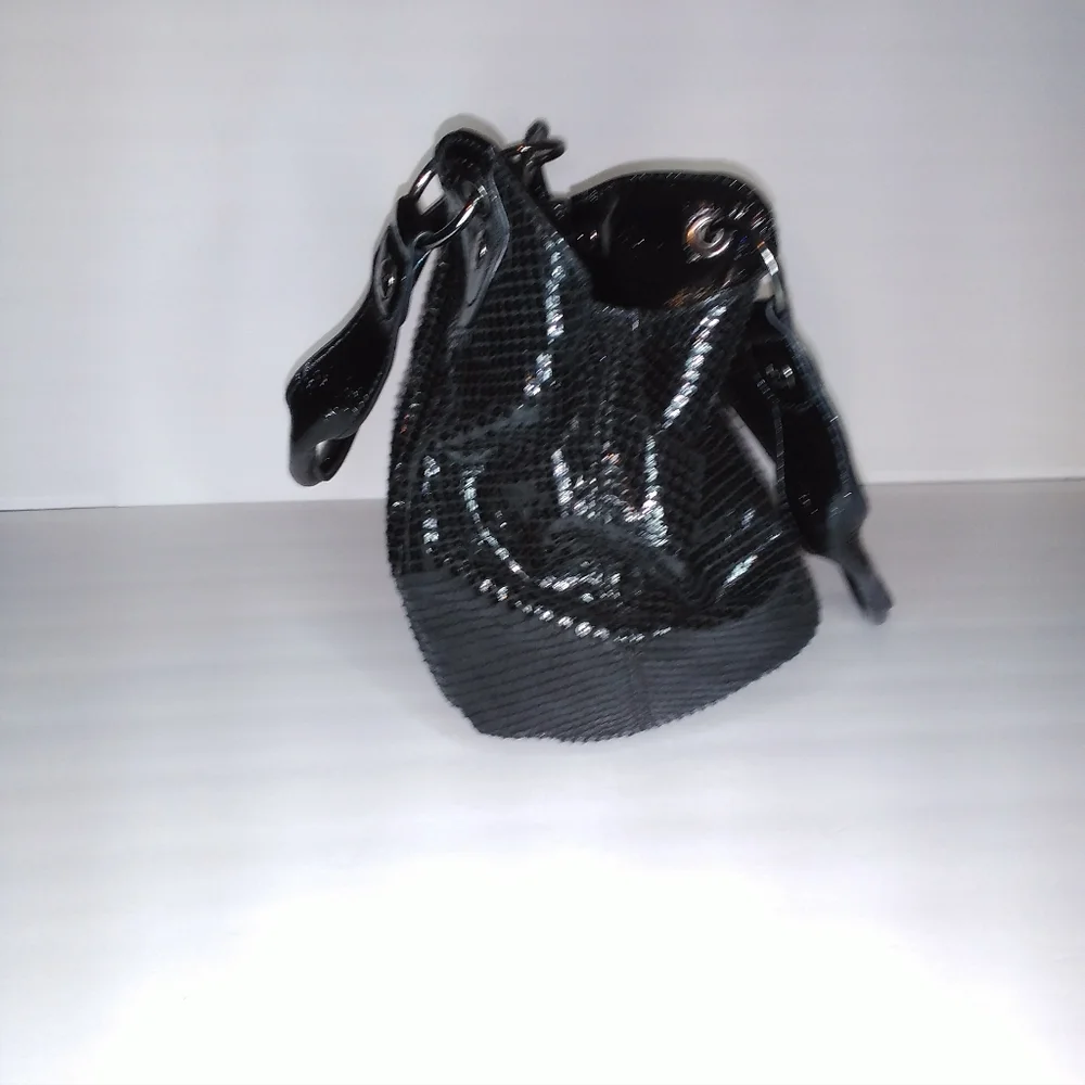 Relic Black Sparkle Hobo Bag Purse